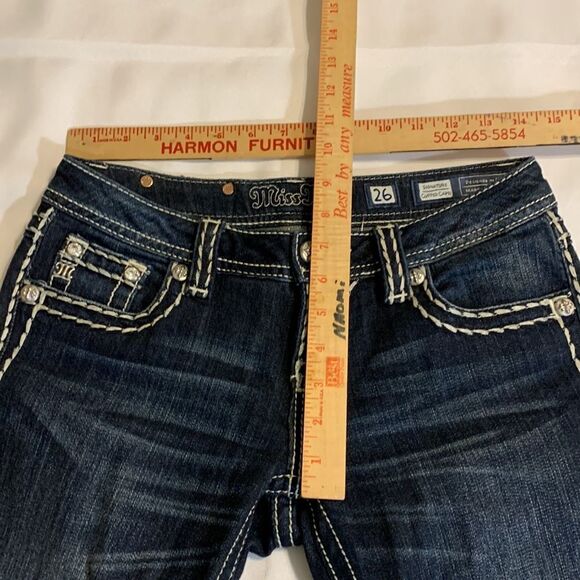 Miss Me size 26 Signature cuffed capris - Picture 5 of 10